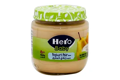 Hero Baby Yoghurt Pear Jar 125 Gm