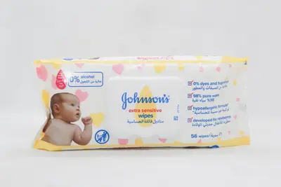 J&J Baby Extra Senstive 56 Wipes