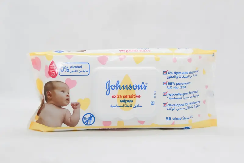 J&J Baby Extra Senstive 56 Wipes