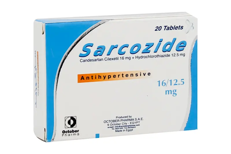 ساركوزيد 16 / 12.5 مجم 20 قرص