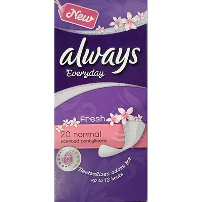 Always Dailyliners Normal 20 Pads