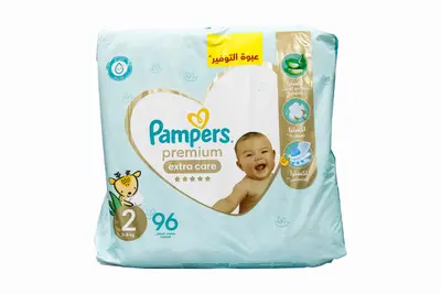 Pampers Premium (2) Mini 96 Pads (3-6) Kg