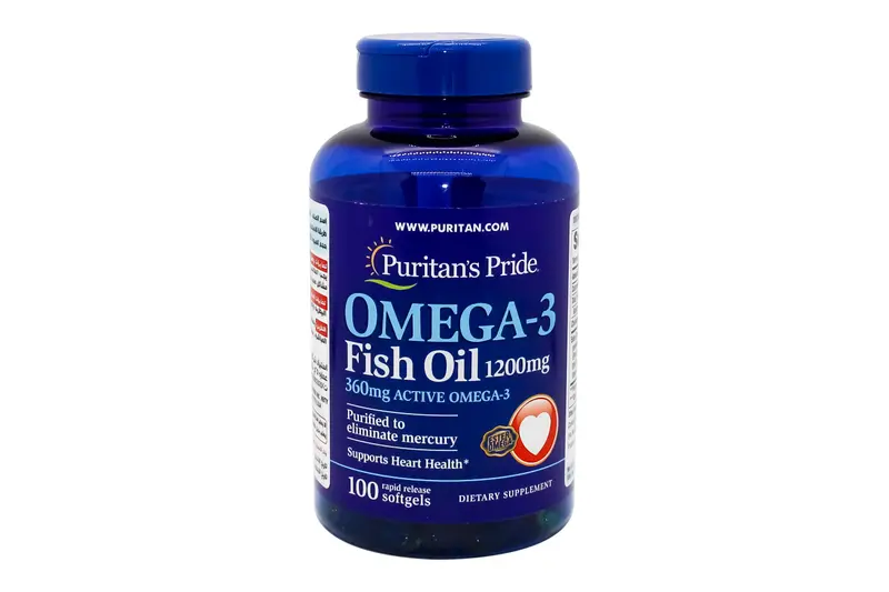 Puritan's Omega - 3( Fish Oil ) 1200 Mg 100 Cap