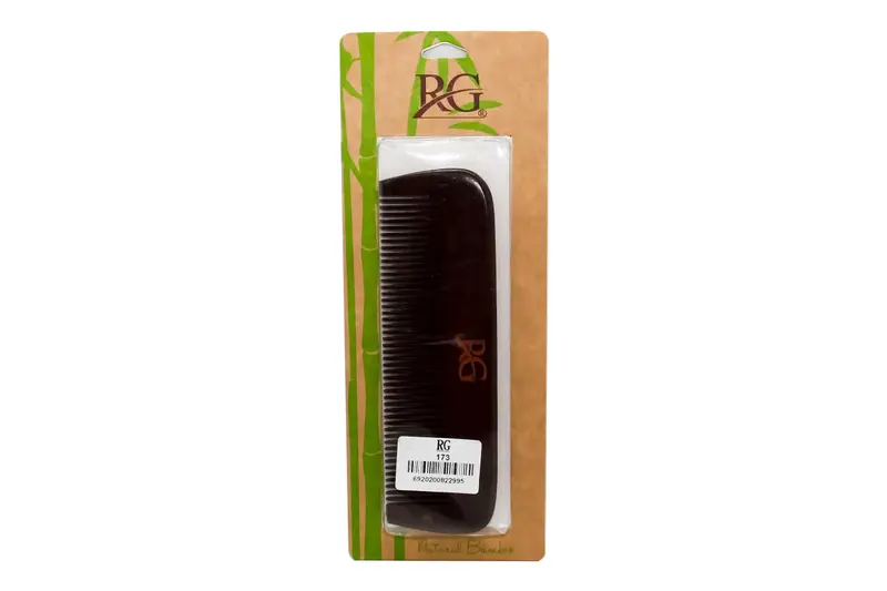 R G Bamboo Wooden Hair Comb (173-174-175)