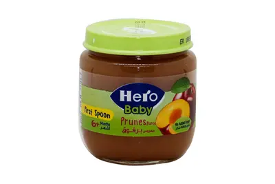 Hero Baby Prunes Jar 125 Gm