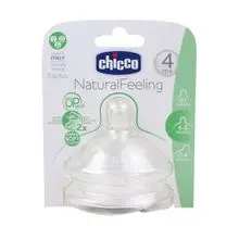 Chicco Natural Feeling 4M+ 2 Pcs (08247)