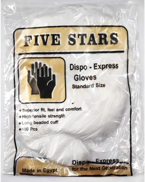 Gloves Single Use Five Stars