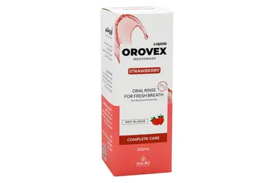 Orovex Strawberry Mouth Wash 250 Ml