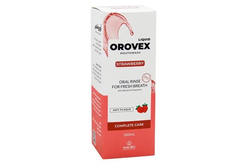 Orovex Strawberry Mouth Wash 250 Ml