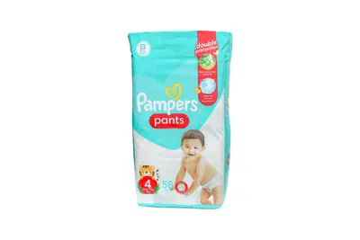 Pampers Pants (4) Maxi 56 Or 58 Pads 9-14 Kg