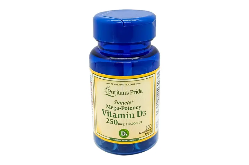 Puritan's Vitamin D3 10.000 IU 100 Softgels