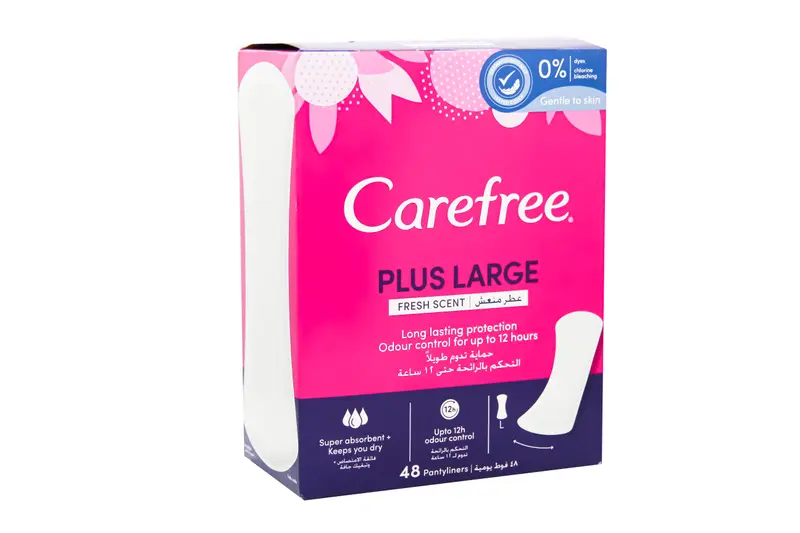 Carefree Plus Large Fresh 48 Pads 36593