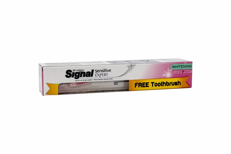Signal Sens Whitening T.Paste 75Ml+T.Brush Off