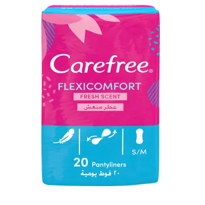 Carefree Cotton Unscented 20 Pad