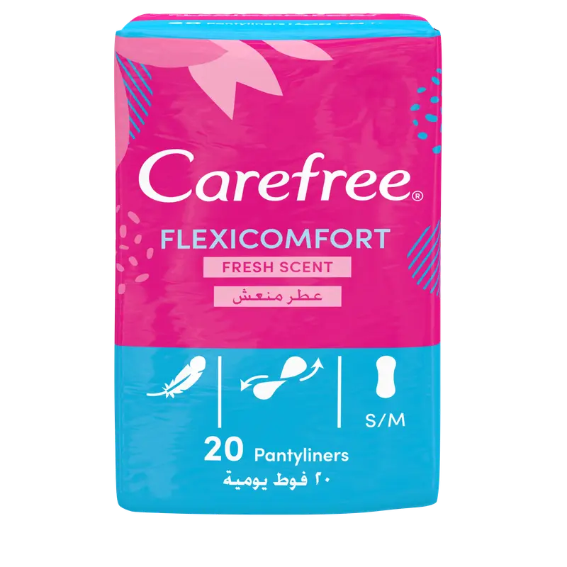 Carefree Cotton Unscented 20 Pad
