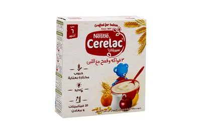 Cerelac 3 Fruits Wheat & Milk Cereals 125 Gm