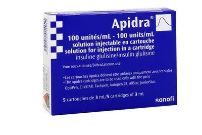 Apidra Penfill 100 Iu/Ml 3 Ml 5 Amp
