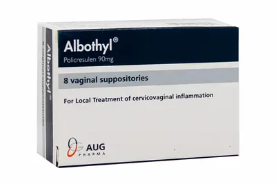 Albothyl 90 Mg 8 Vag Supp
