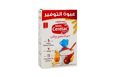 Cerelac 3 Fruits Wheat & Milk Cereals 500 Gm