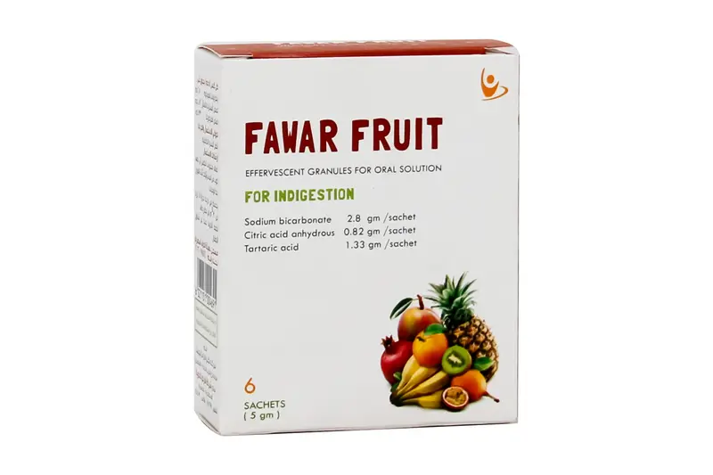 فوار - فواكه 5 جم 6 باكيت