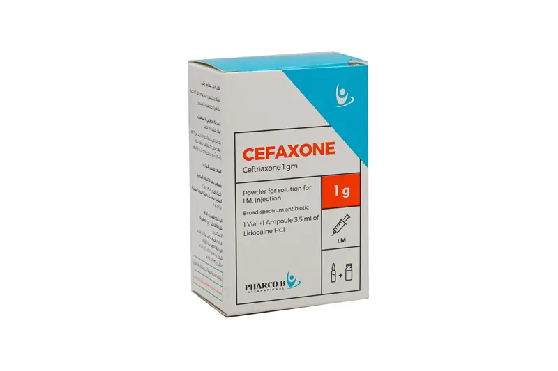 سيفاكسون 1 جم 1 قارورة (IM)