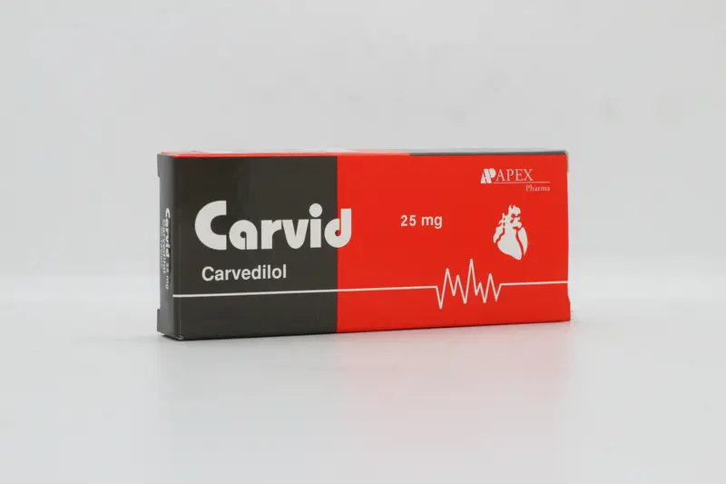 Carvid 25 Mg 20 Tab