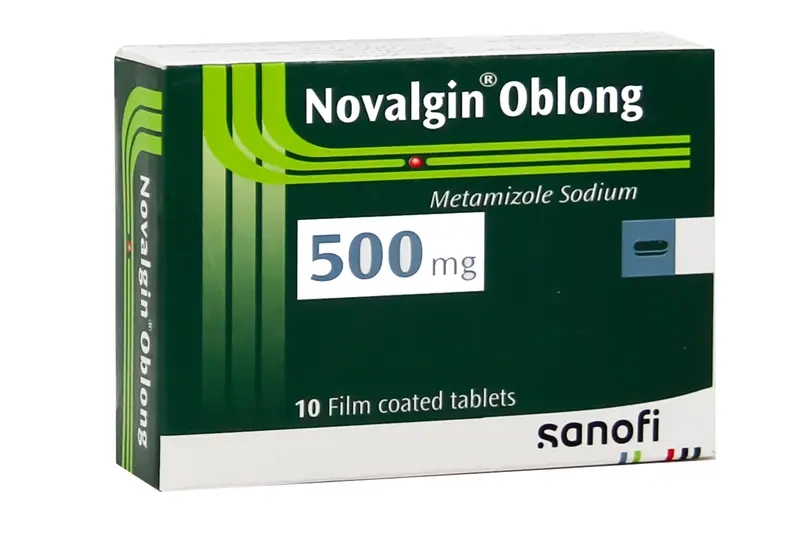 Oblong Novalgin 10 Tab
