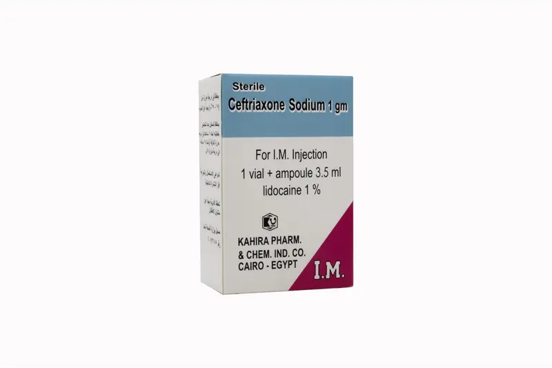 Ceftriaxone 1 Gm 1 Vial (El-Kahra)