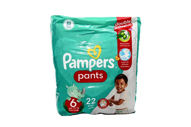 Pampers Pants (6) Extra Large 24 Or 22 Pads 16+ Kg