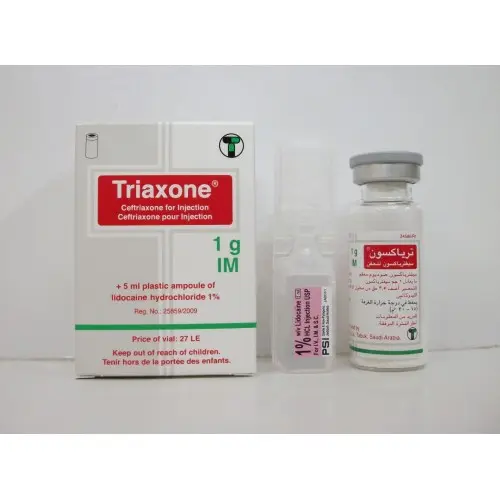Triaxone 1 G I.M 1 Vial