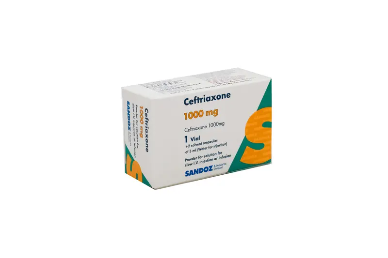Ceftriaxone 1000 Mg I.V 1 Vial (Sandoz)