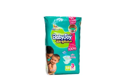Baby Joy Medium (3) 58+2 Pads 6-12 Kg