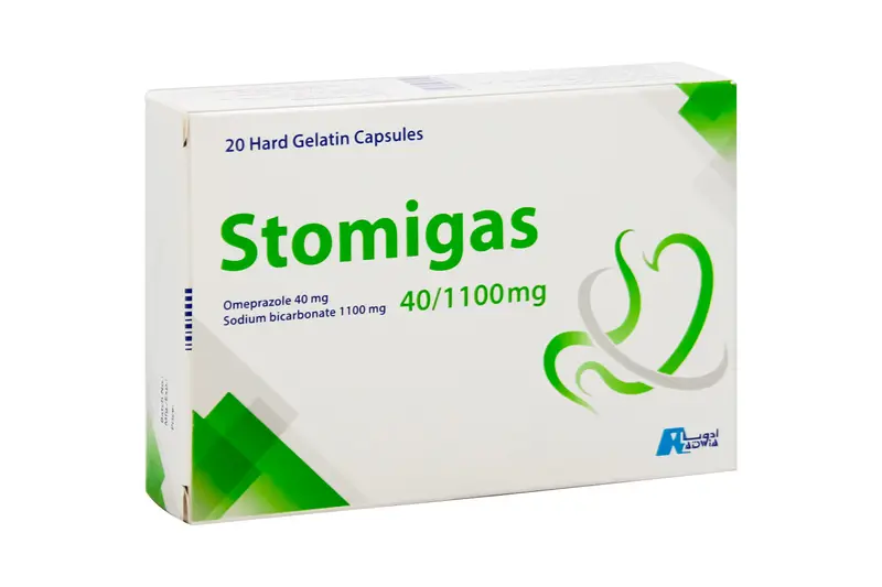 Stomigas 40 Mg / 1100 Mg 20 Cap