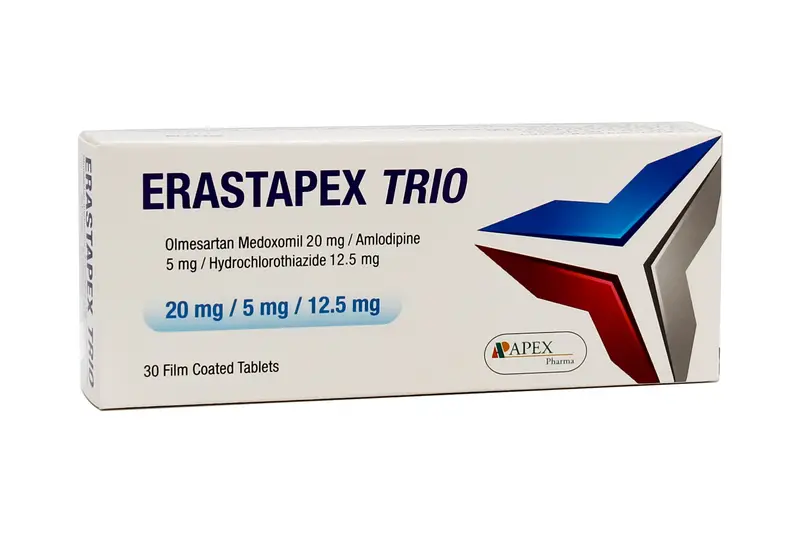 Erastapex Trio 20 Mg / 5 Mg /12.5 Mg 30 Tab