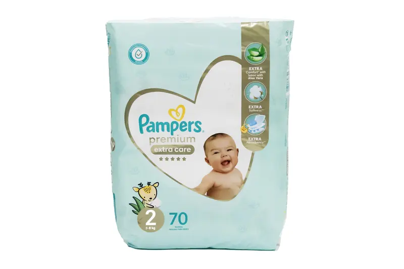 Pampers Premium (2) Mini 70 Pads 3-8 Kg