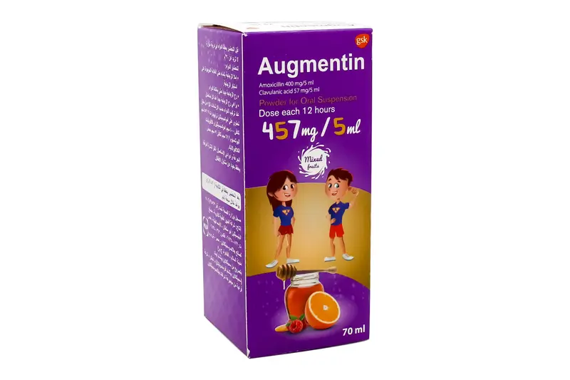 Augmentin 457 Mg/ 5 Ml Syrup 70 Ml