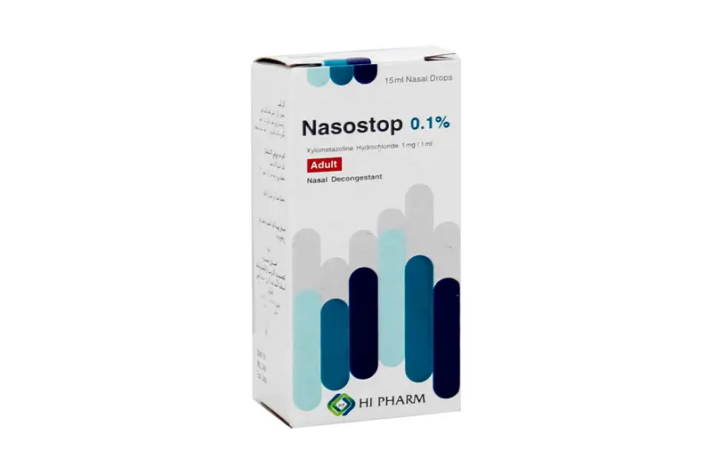 Nasostop 0.1 Adults Nasal Drops 15 Ml