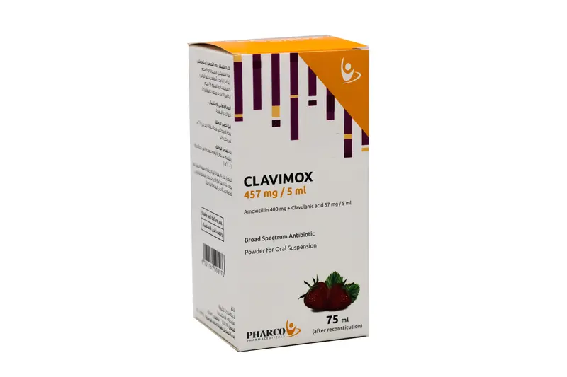 Clavimox 457 Mg / 5 Ml Susp 75 Ml