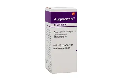 Augmentin 156 Mg/ 5 Ml Syrup 80 Ml