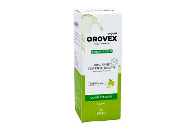 Orovex Green Apple Mouth Wash 250 Ml