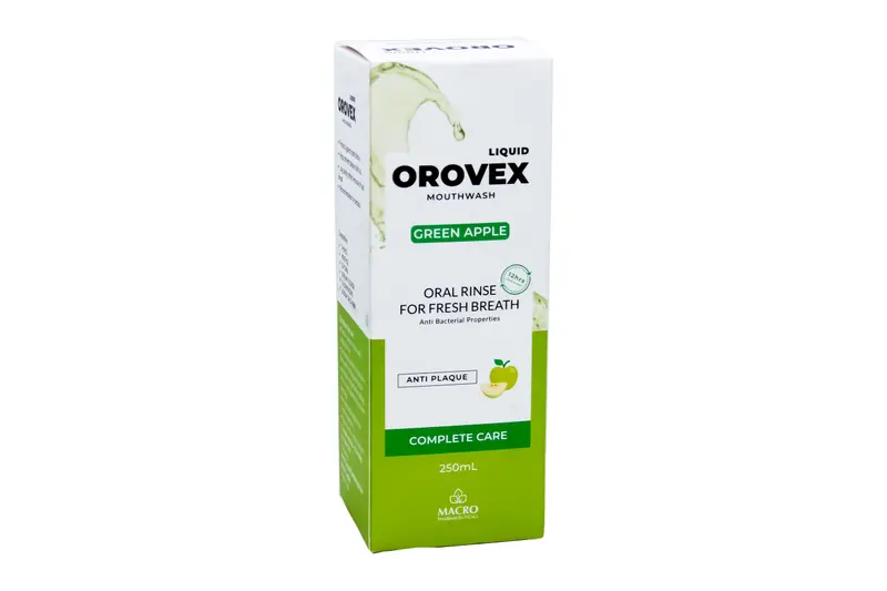 Orovex Green Apple Mouth Wash 250 Ml