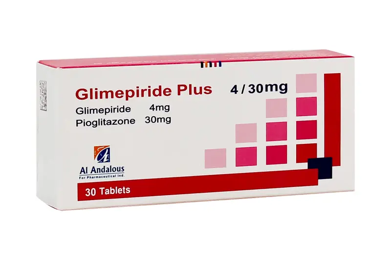 Glimepiride Plus 4 / 30 Mg 30 Tab