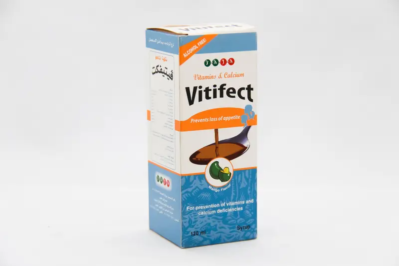 Vitifect Vitamins Calcium Syrup 120 Ml