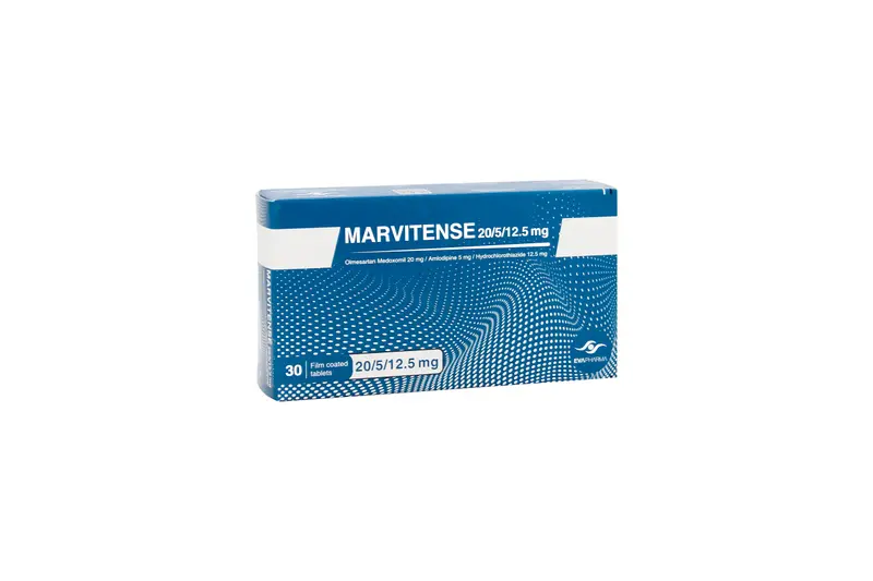 Marvitense 20 Mg / 5 Mg /12.5 Mg 30 Tab