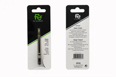 Fe Stainless Solingen Steel Design Tweezer (057)