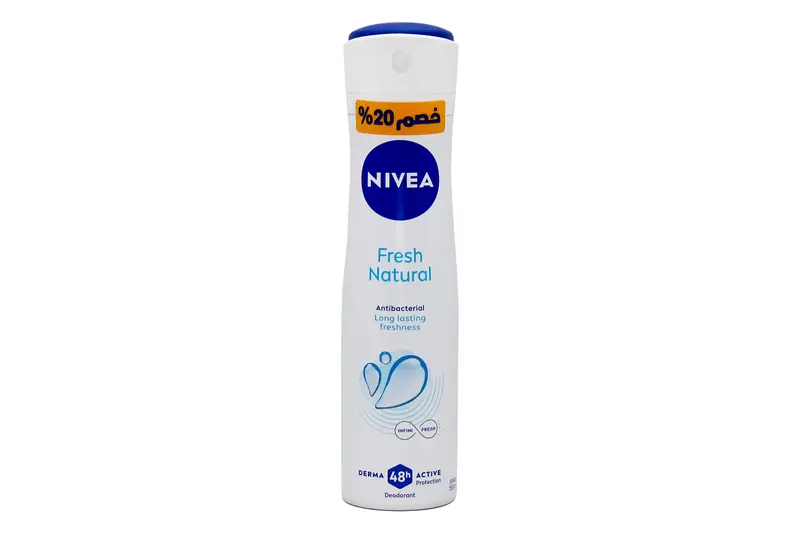 Nivea Fresh Natural F/W Spray 150Ml (20%) Off