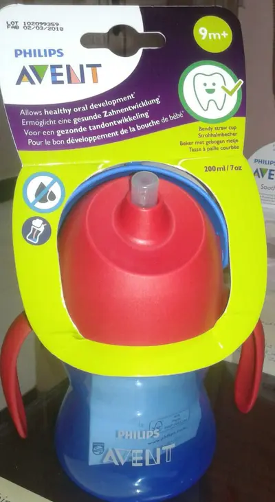 Avent Bendy Straw Cup Shalmoo (79601) 200Ml SCF798