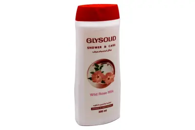 Glysolid Care Wild Rose Shower Gel 300 Ml