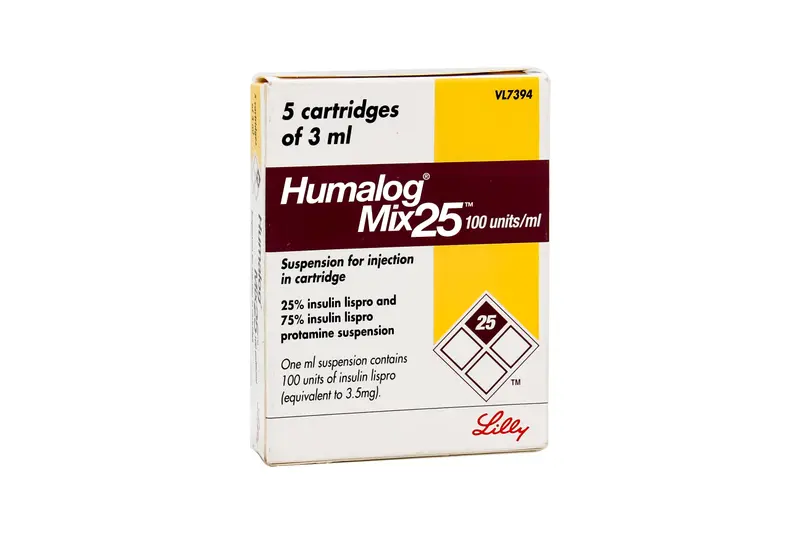 Humalog Mix 25 - 100 Iu/Ml 5 Cartridge