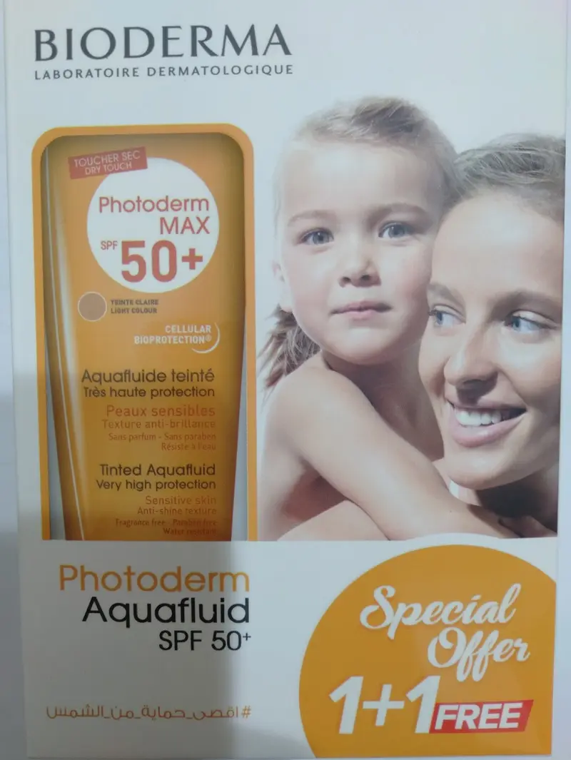 Bioderma Photo Spf50+ Aqua Fluid Tint4 (1+1) Off